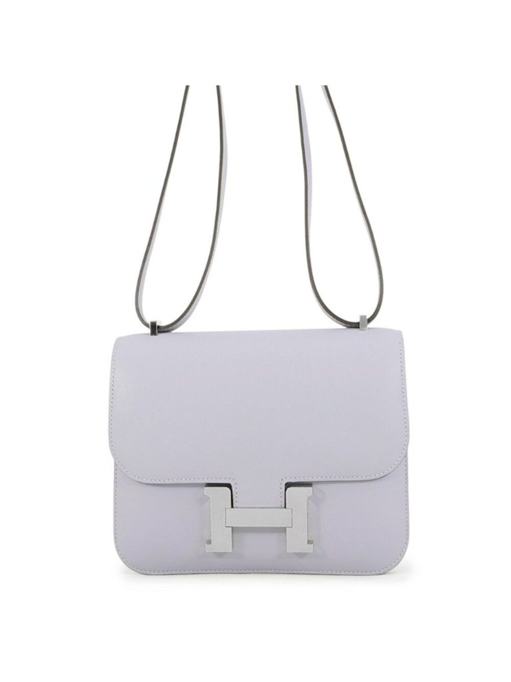 Hermes Shoulder Bag Mini Constance 3 Miroir Gray Pantin Silver Swift